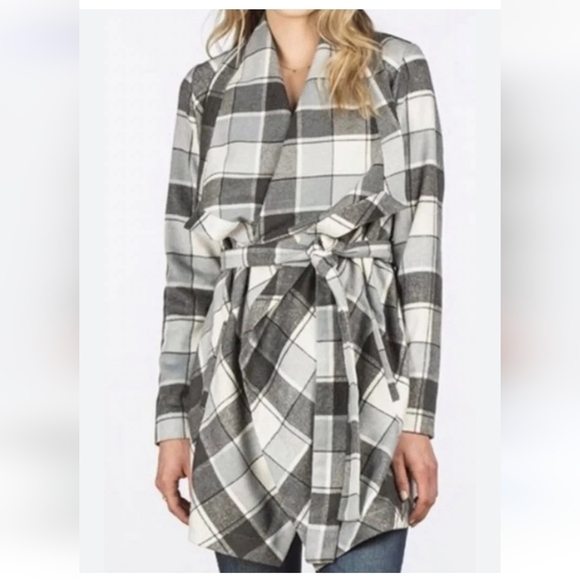Matilda Jane Plaid Check it Twice Winter Coat XS - Picture 4 of 15
